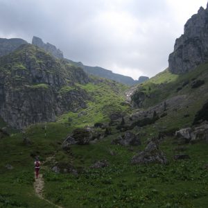 Plimbare – alergare in Bucegi, la deal spre hornuri
