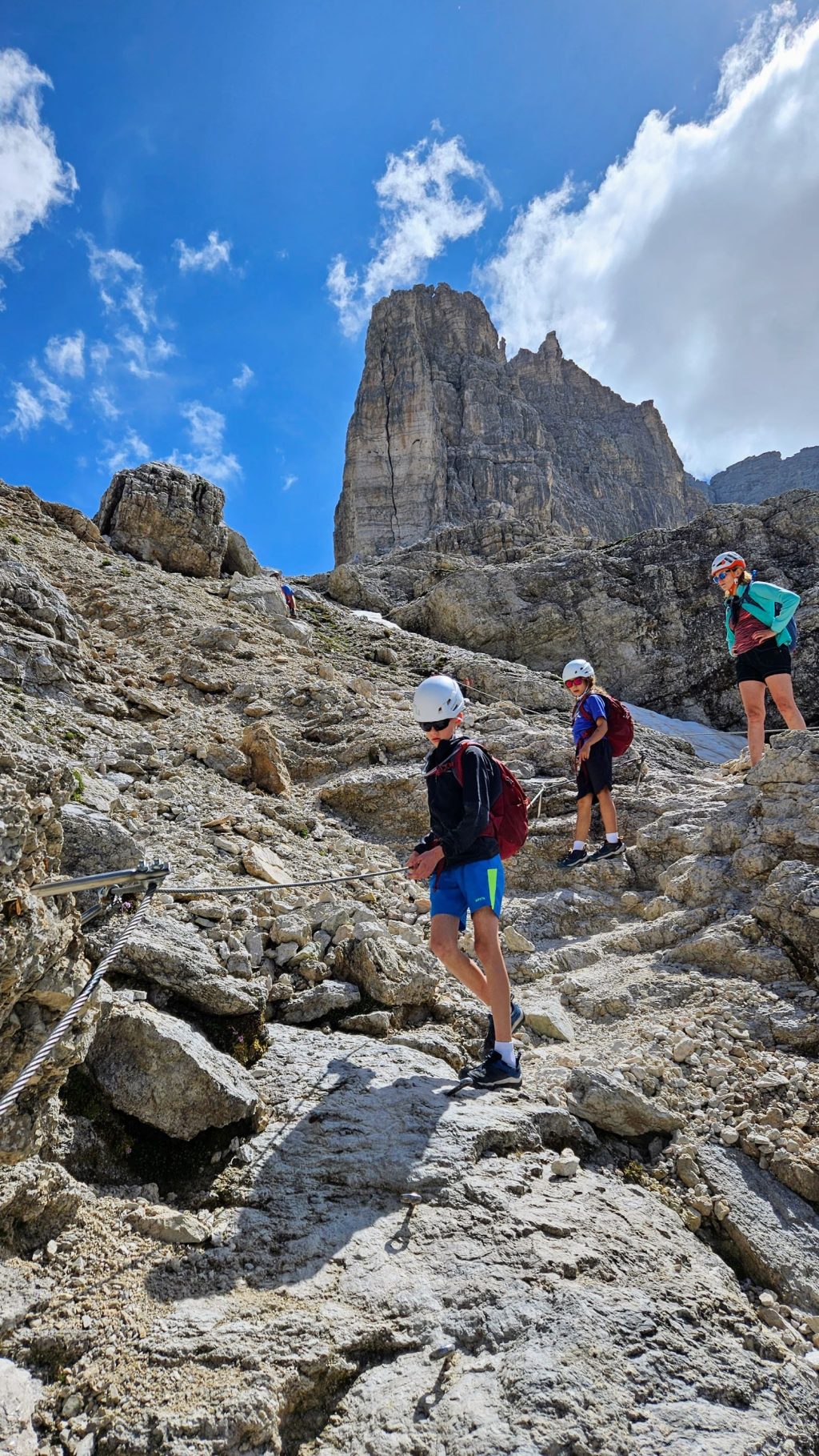 Pe ferrata de coborâre