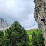 Sasso Della Malga, traseul Schun Besser (6a+)