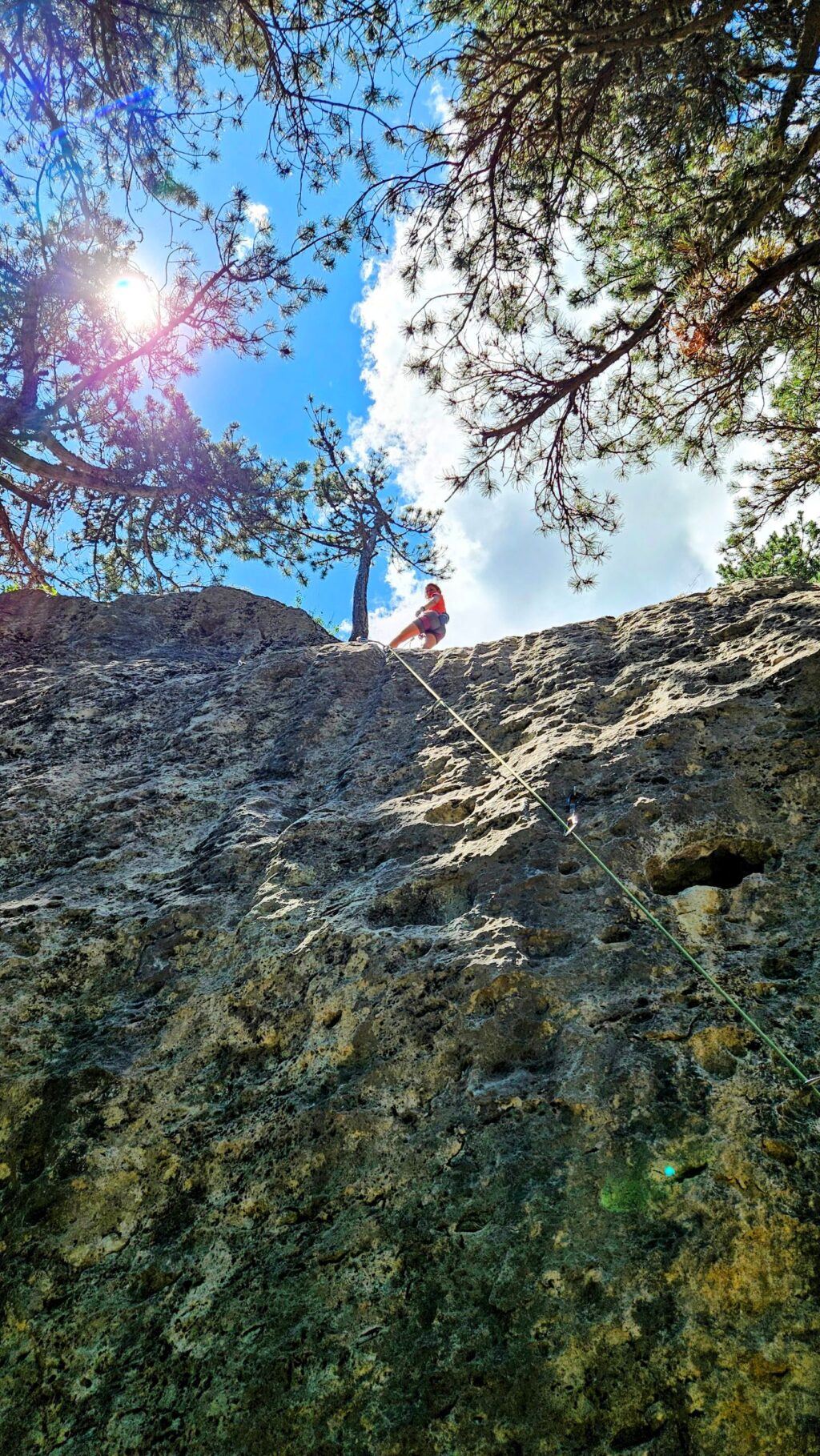 Ioana în topul traseului 13, 6b