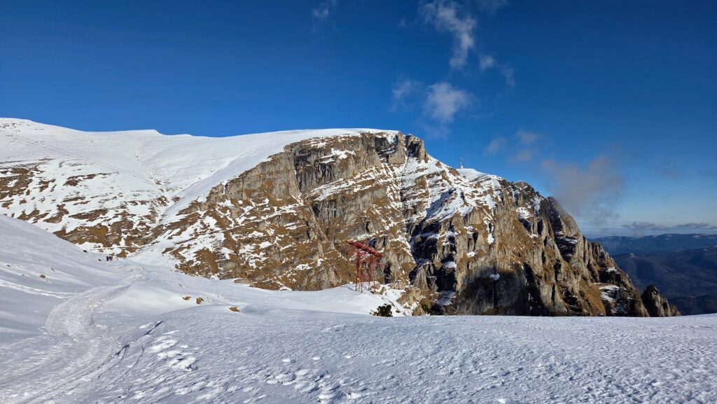 Vedere spre Brâna Caraiman
