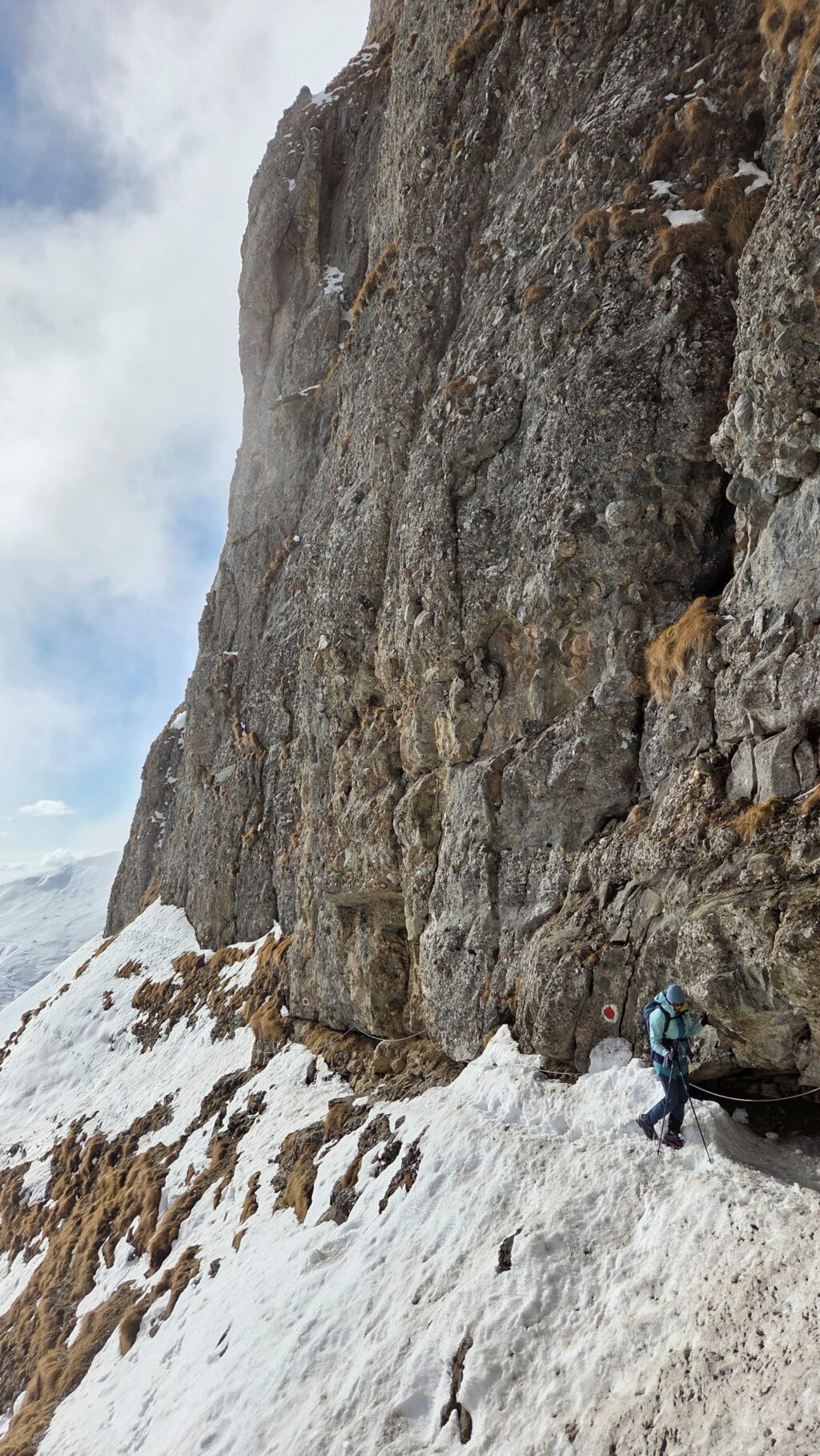 Spre sfârșitul zonei de cabluri