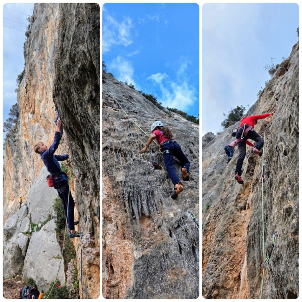 Alex, Alisa și Ioana în sectorul Sabaton